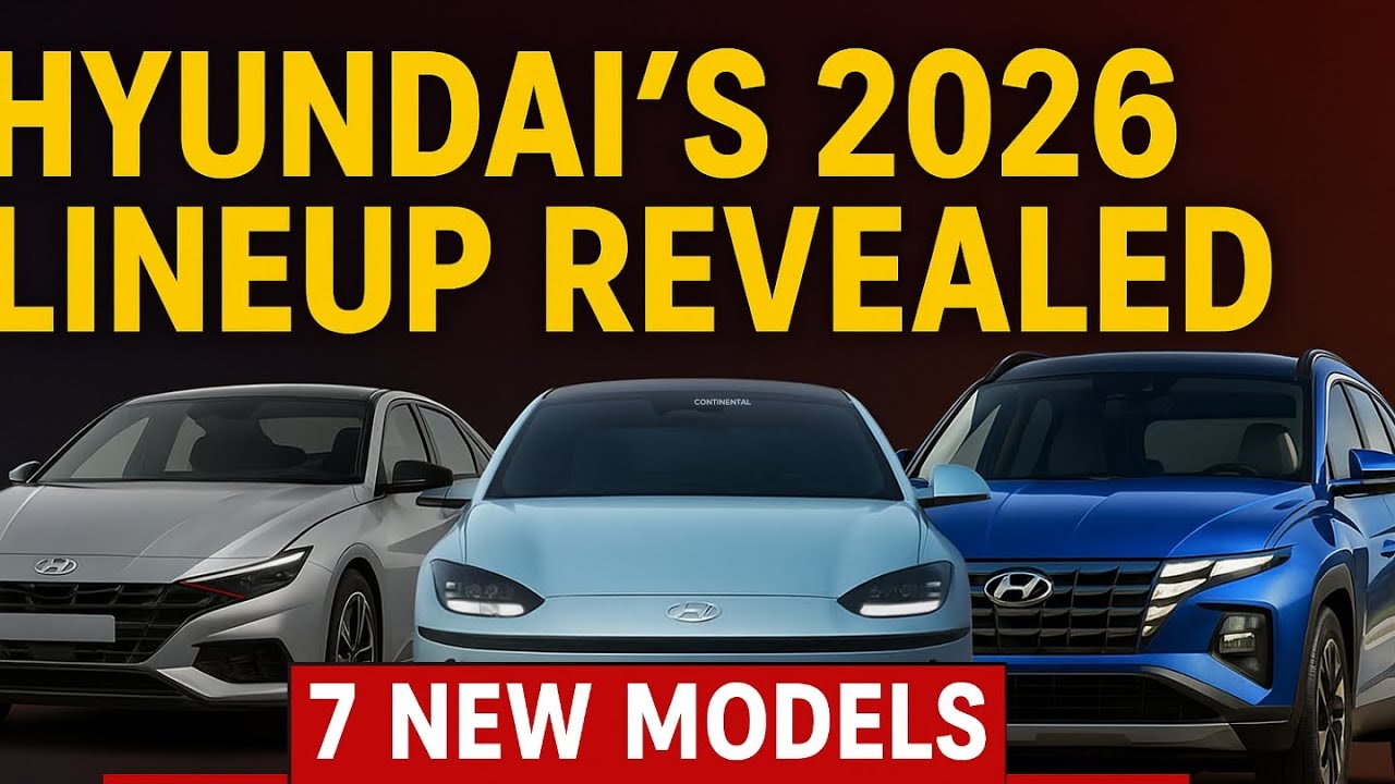 🔥 Hyundai&rsquo;s Futuristic 2026 Lineup REVEALED &ndash; 7 INSANE Models You Need to See!