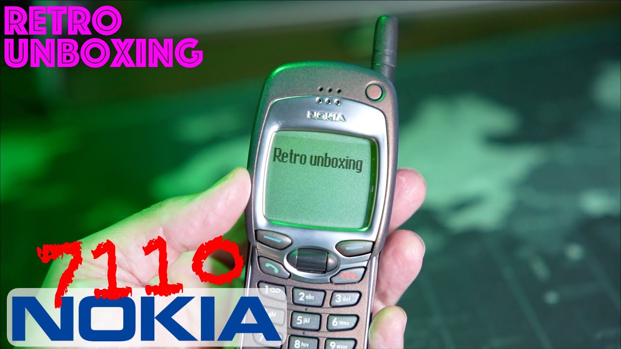 Unboxing A 'Mint Condition' Nokia 7110 from 1999 in 2022