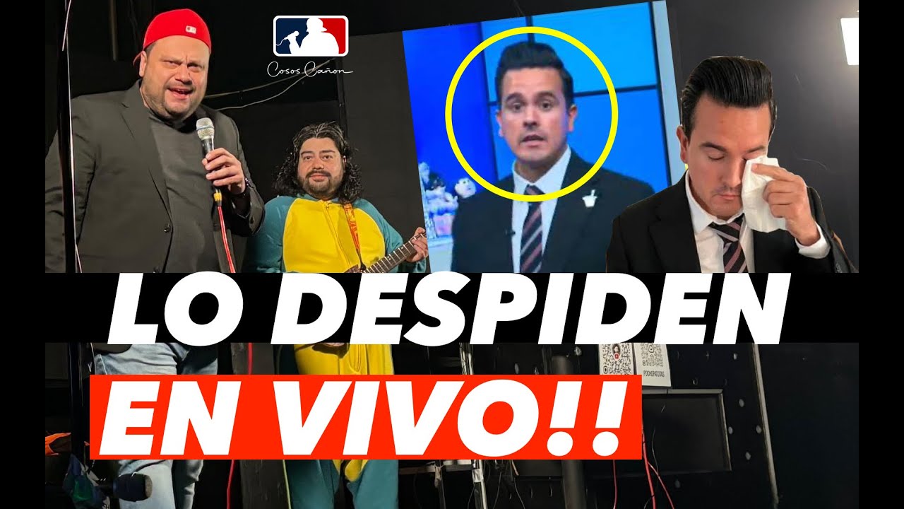 Lo despiden en vivo