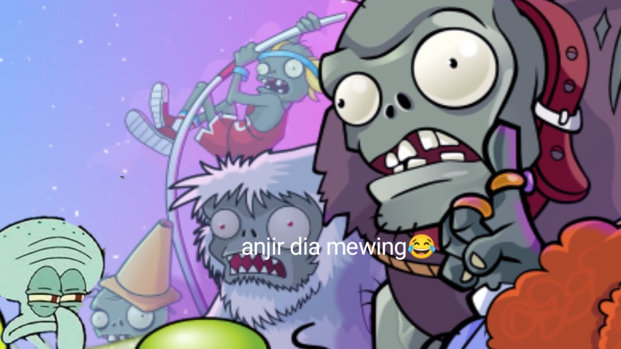 Plants Vs Zombie cik😂, bro boss nya mewing tuh🤭?