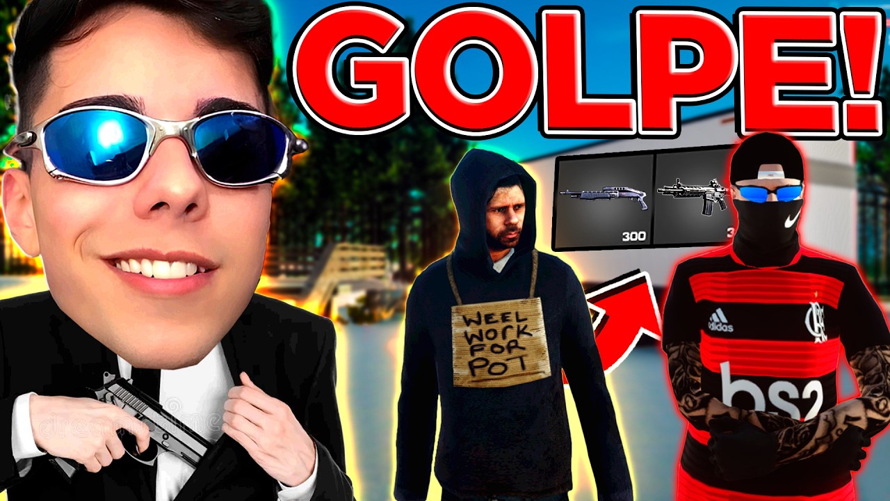 GOLPE DO VENDEDOR DE ARMAS no GTA SAMP 😱