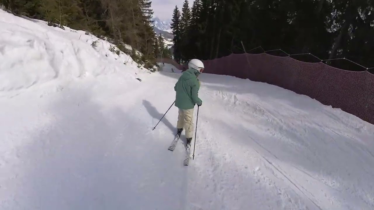 2025 Ski La Thuile - Fourclaz Descent to La Thuile part2 - Mira Tracked AutoFramed