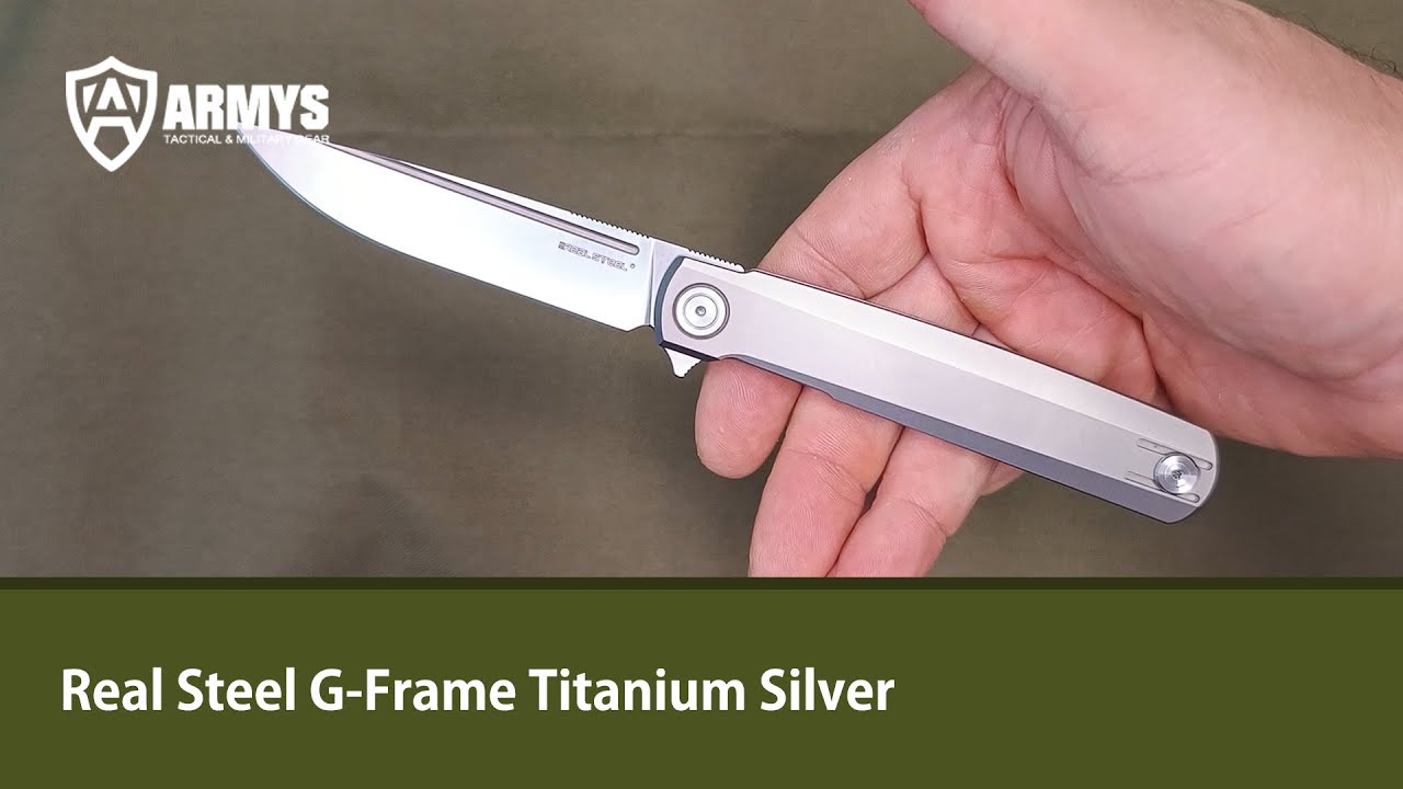 Real Steel G-Frame Titanium Silver 5.0235