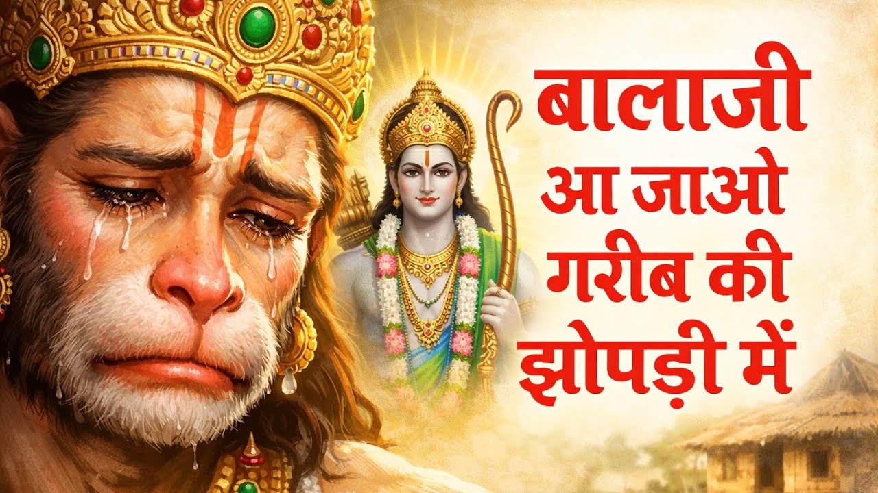 || बालाजी आ जाओ गरीब की झोपड़ी में || Balaji Aa Jao Gareeb Ki Jhopdi Mein || Powerful Hanuman Bhajan