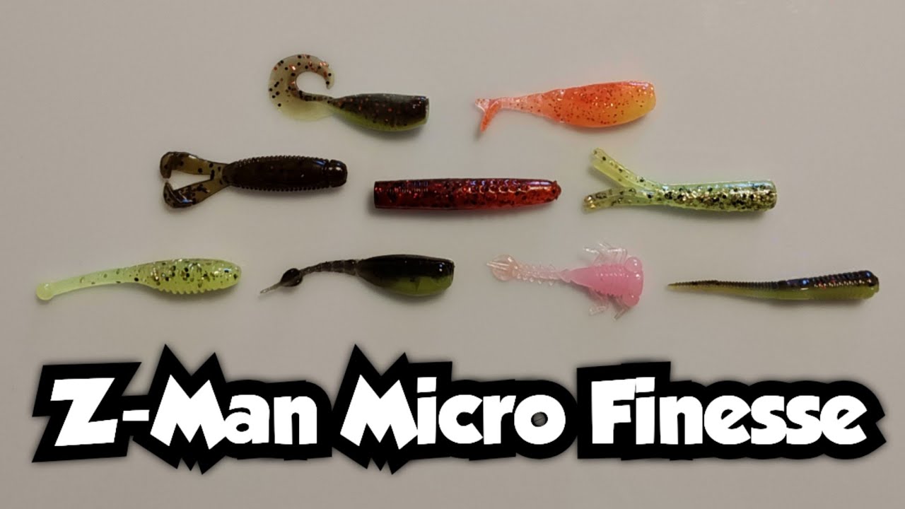 Reviewing and Ranking Z-Man Micro Finesse Lures