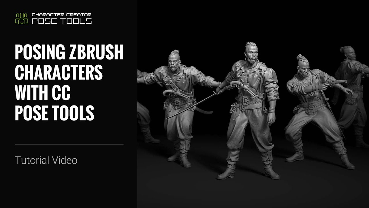 Posing ZBrush Characters with Character Creator & AccuRiG | Pose Tools & Pose Link Tutorial