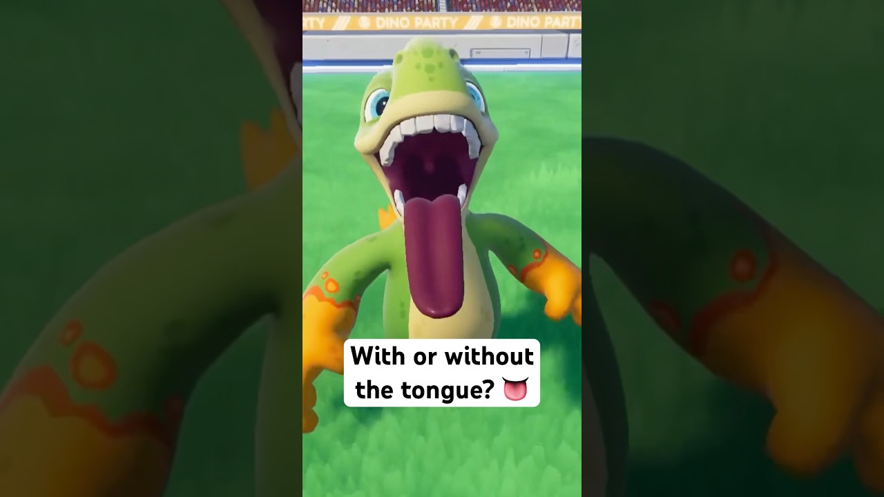 With or without? Wishlist Dino Party on steam 🥳 #dinogame #partygames #indiedev #indiegame #gamedev
