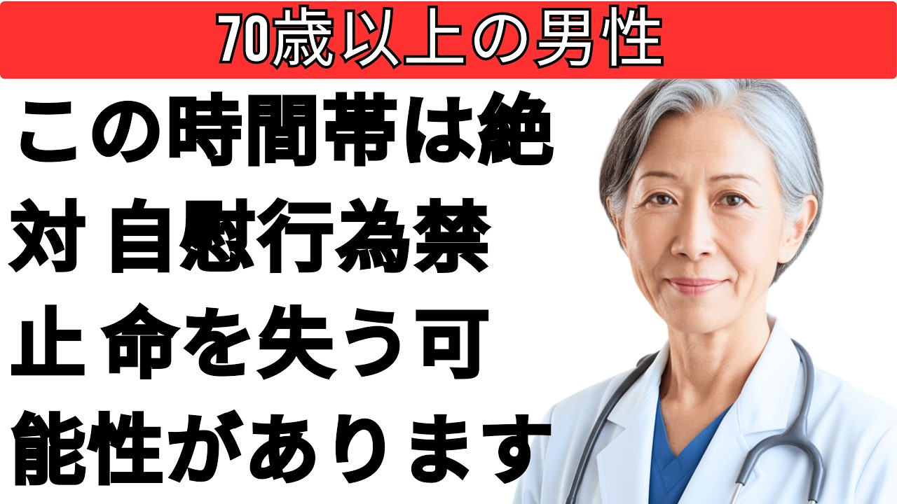 高齢男性が自慰をする最も危険な時間帯 – 79歳男性、これが原因で死亡！