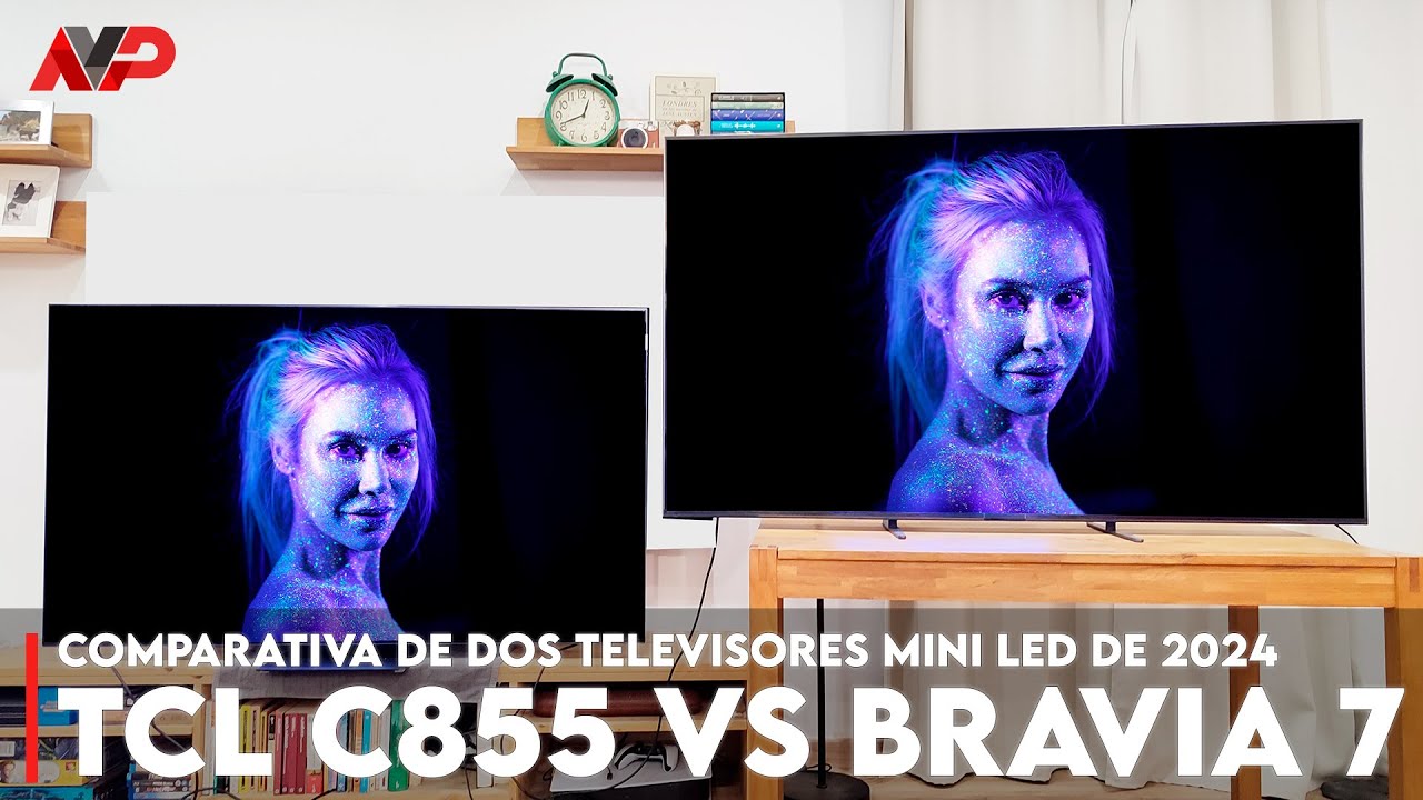 Comparativa entre dos de los mejores televisores Mini LED del 2024: TCL C855 vs Sony Bravia 7