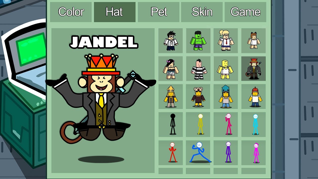 Jandel (grow a garden) in Among Us ◉ 1000 iQ impostor