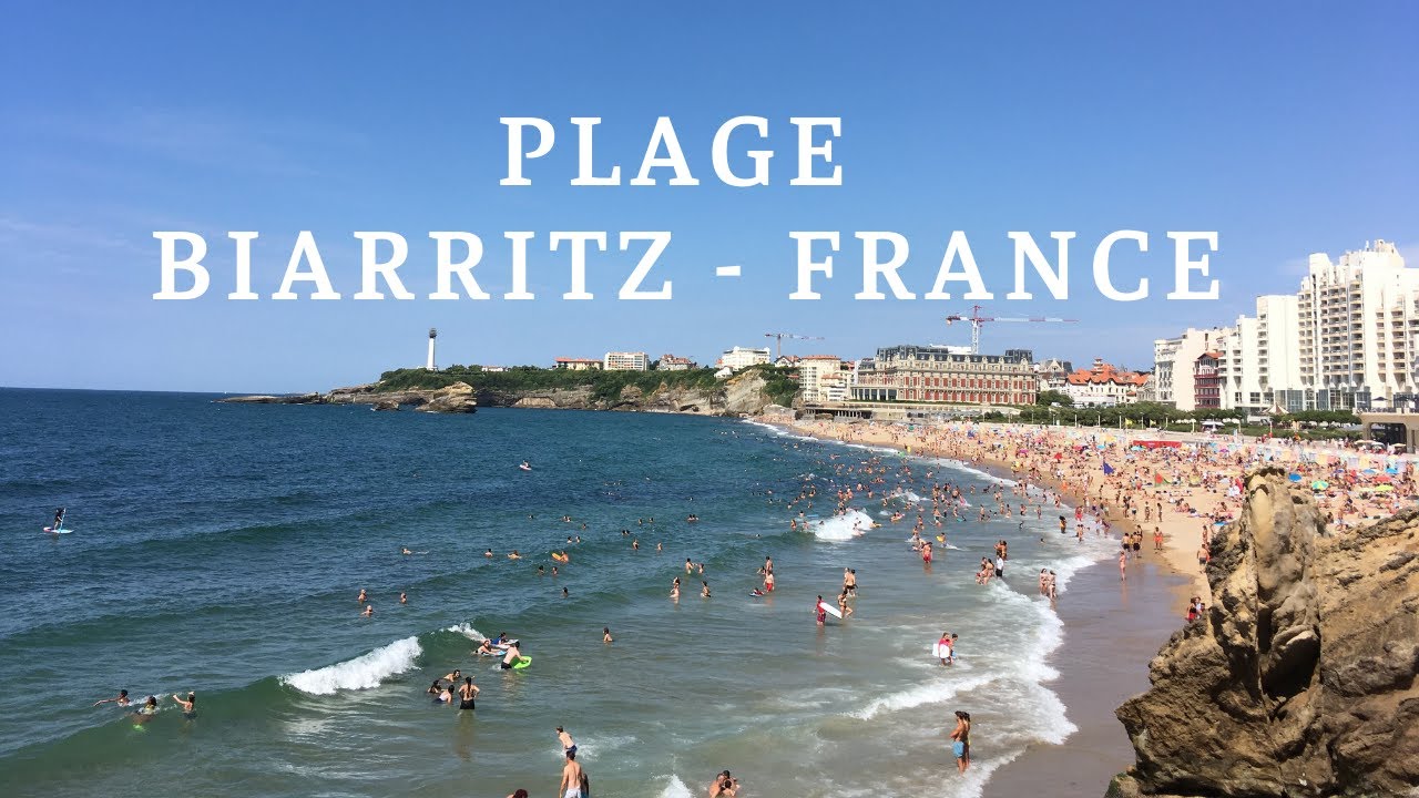 Plage de Biarritz - France