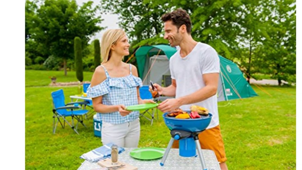 Campingaz Party Grill 200 Camping Stove, All in One portable Camping BBQ, Outdoor Grill & Stove, S