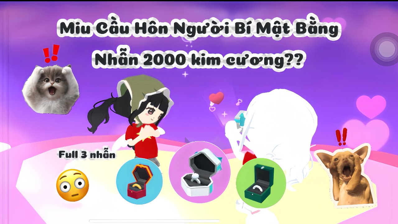 PLAY TOGETHER || Mình Cầu Hôn Người Bí Mật Bằng Nhẫn 2000 Kim Cương😨?