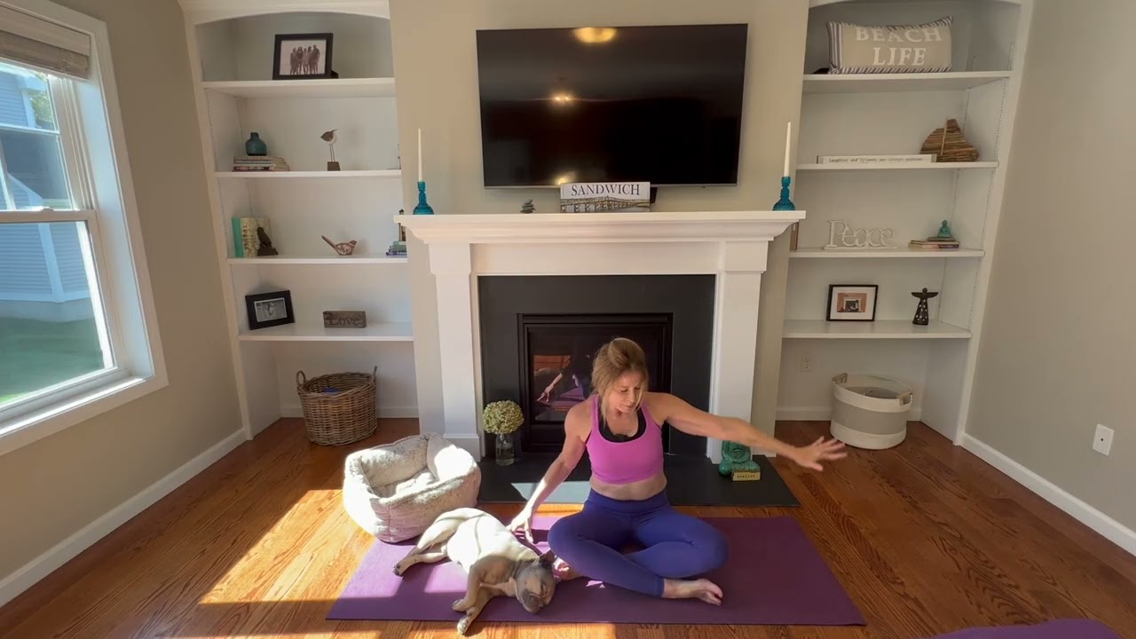 Gentle and Easy  Yoga flow 40 Min to boost your Lymphatic System as well as your Mood!