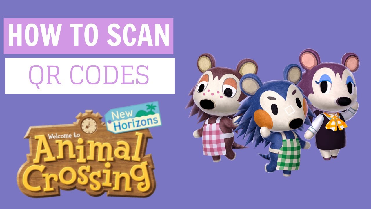How to scan QR codes in Animal Crossing: New Horizons!