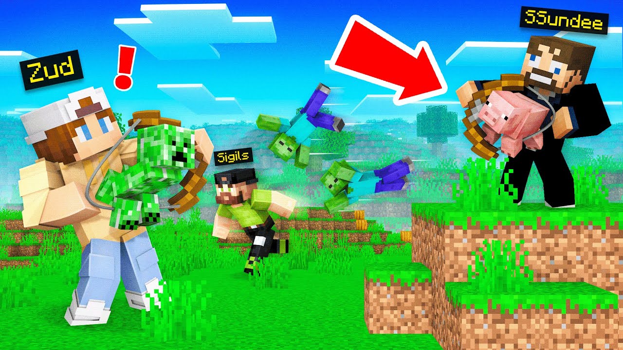 Building a Monster Bow Defense in Minecraft...