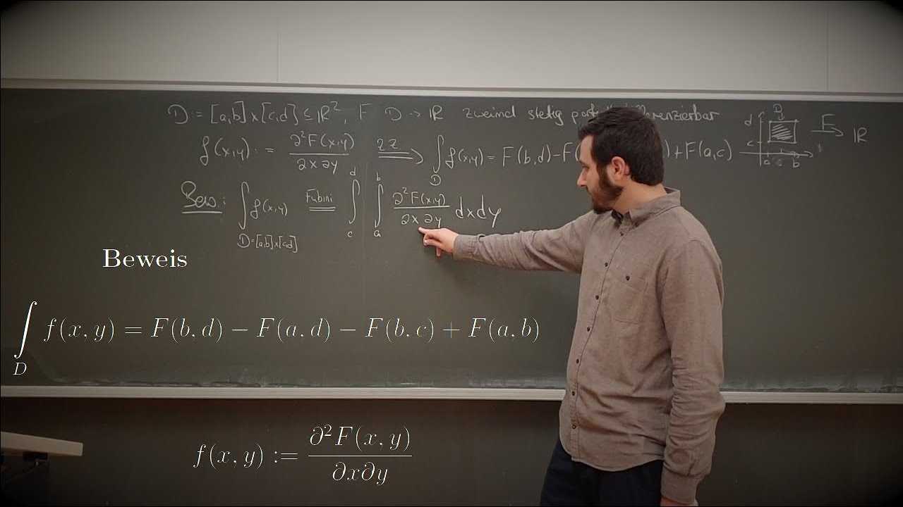Beweis mit Fubini: Eine Formel f&uuml;r das Fl&auml;chenintegral / Doppelintegral