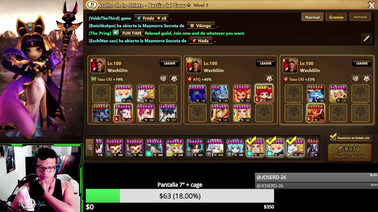 SUMMONERS WAR: MAS REVISIONES DE CUENTAS, DENME MONEDITAS