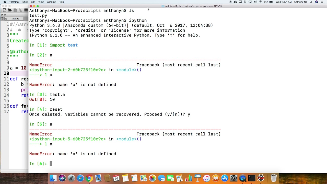 Modules via command line