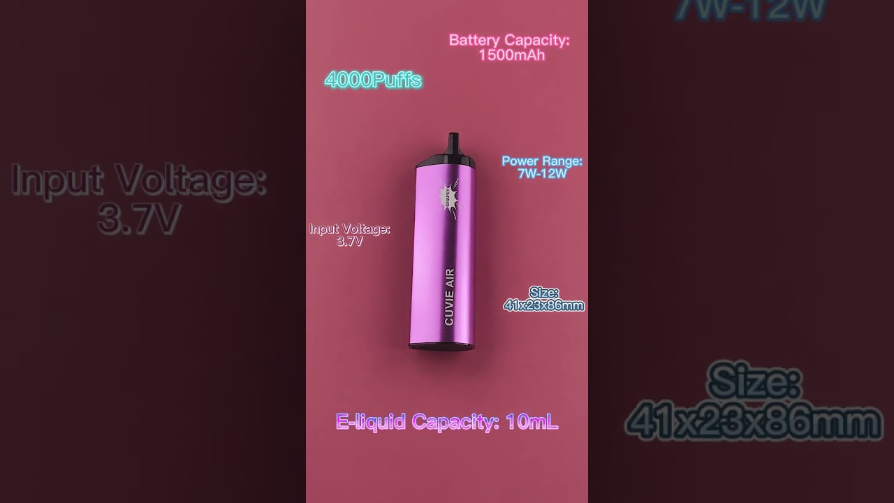 Hqd Vape Cuvie Air H065 4000puffs Disposable Vape Hot in Europe South America Australia