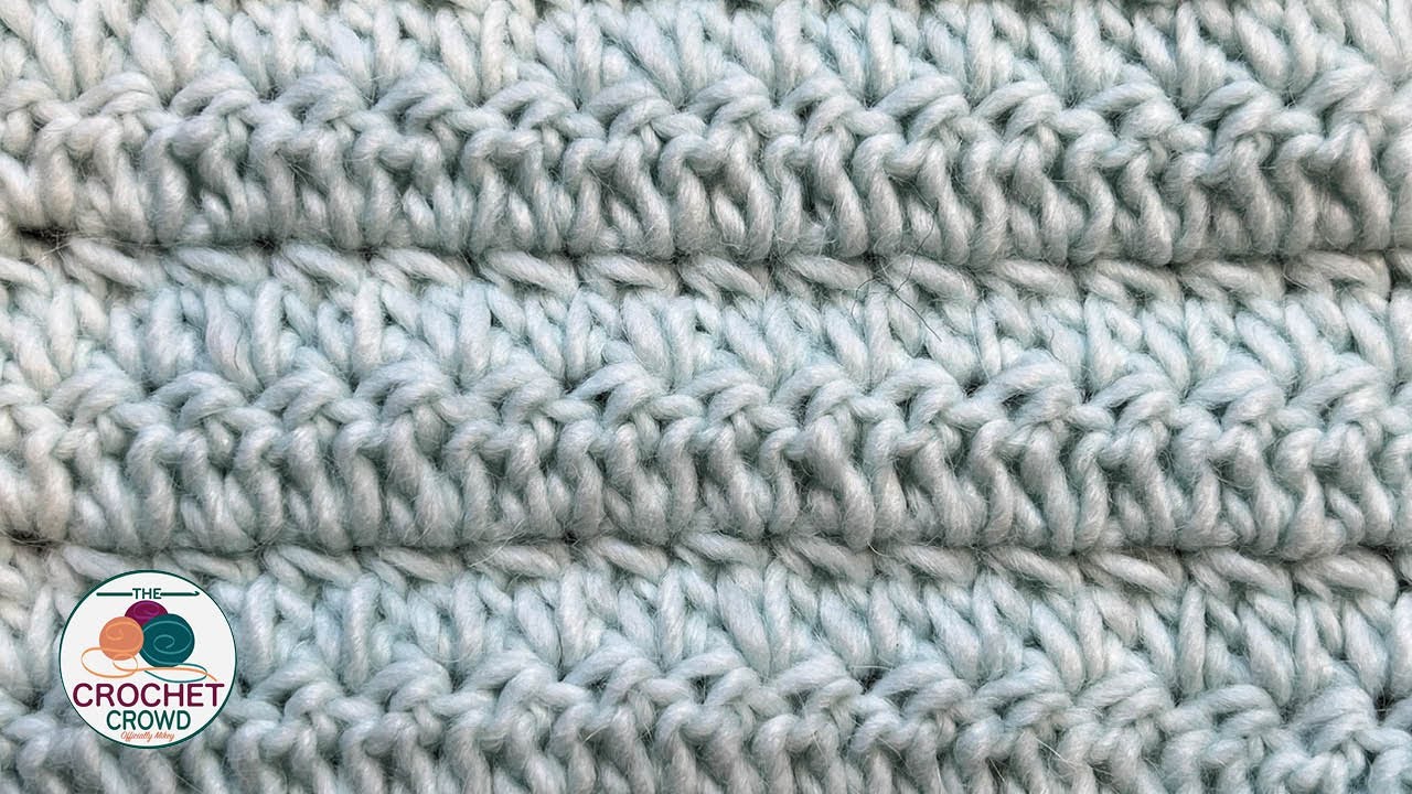 How to Base Linked Double Crochet Stitch