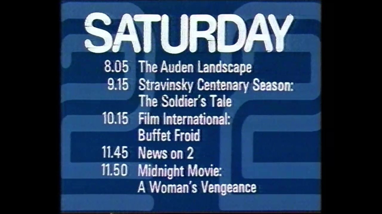 BBC2 Continuity | 27th February 1982