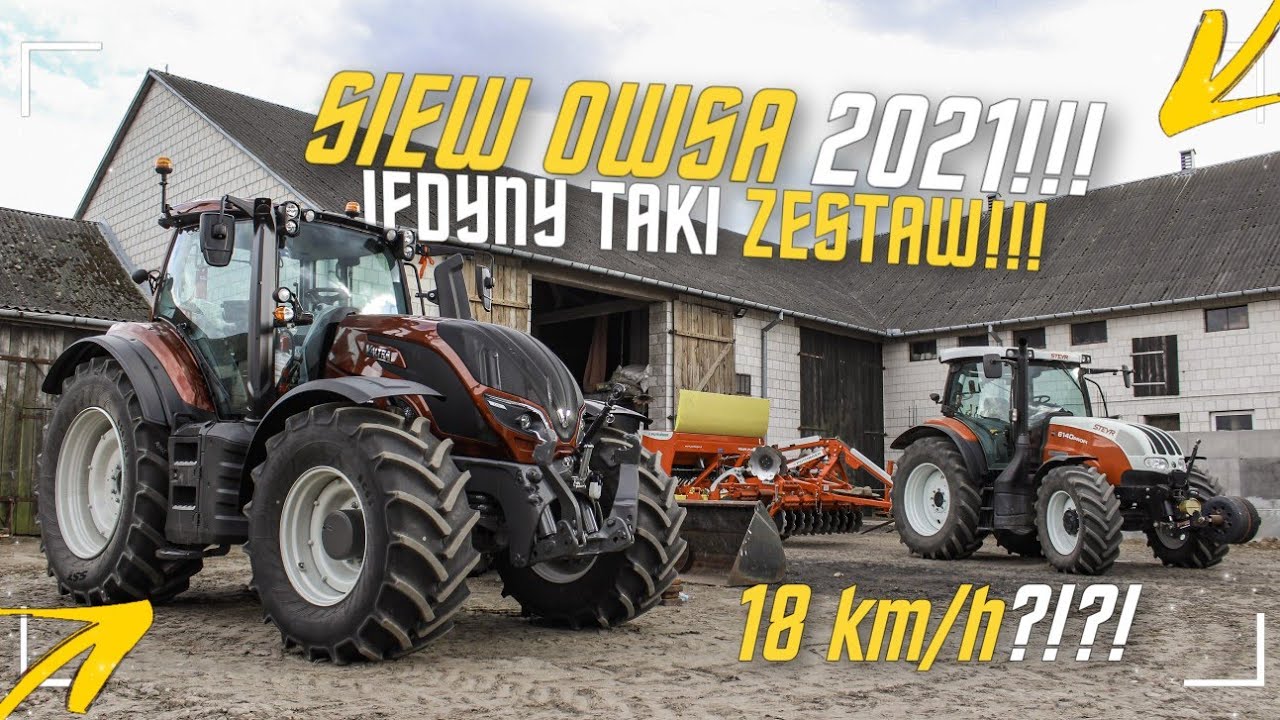 Rozpoczęcie Sezonu 2021! 🤔 Somsiad Testuje Valtre!? 😆 Siew Owsa 18km/h?! ☆ Steyr I Zetor W Akcji!!!