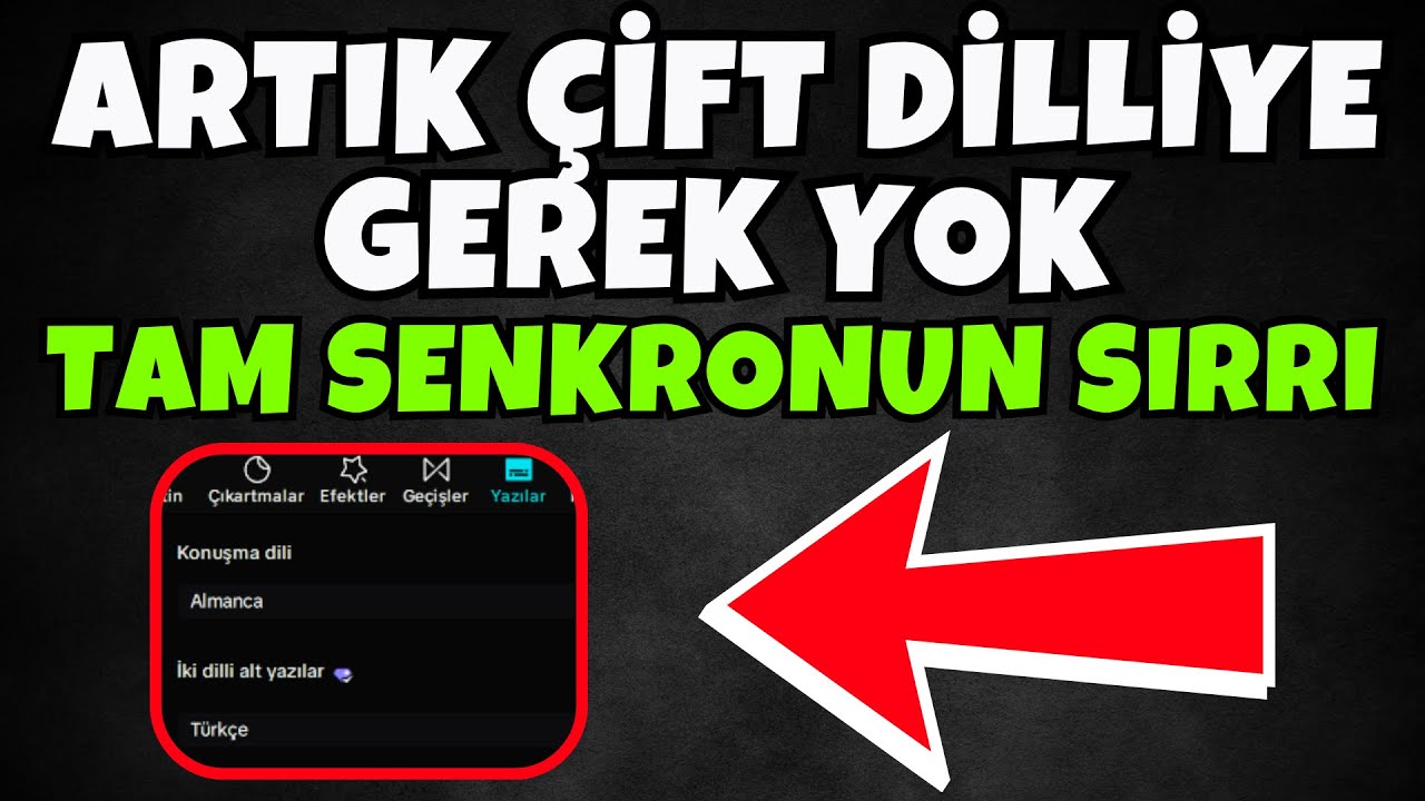 TAM SENKRON Video Editi Nasıl Yapılır - Video Düzenleme Dersleri