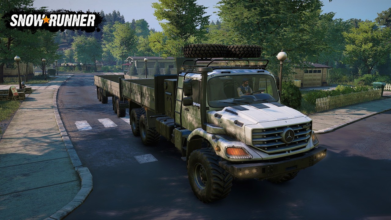 Едим на загрузку Mercedes-Benz Zetros | Heading to the Loading Site with Mercedes-Benz Zetros