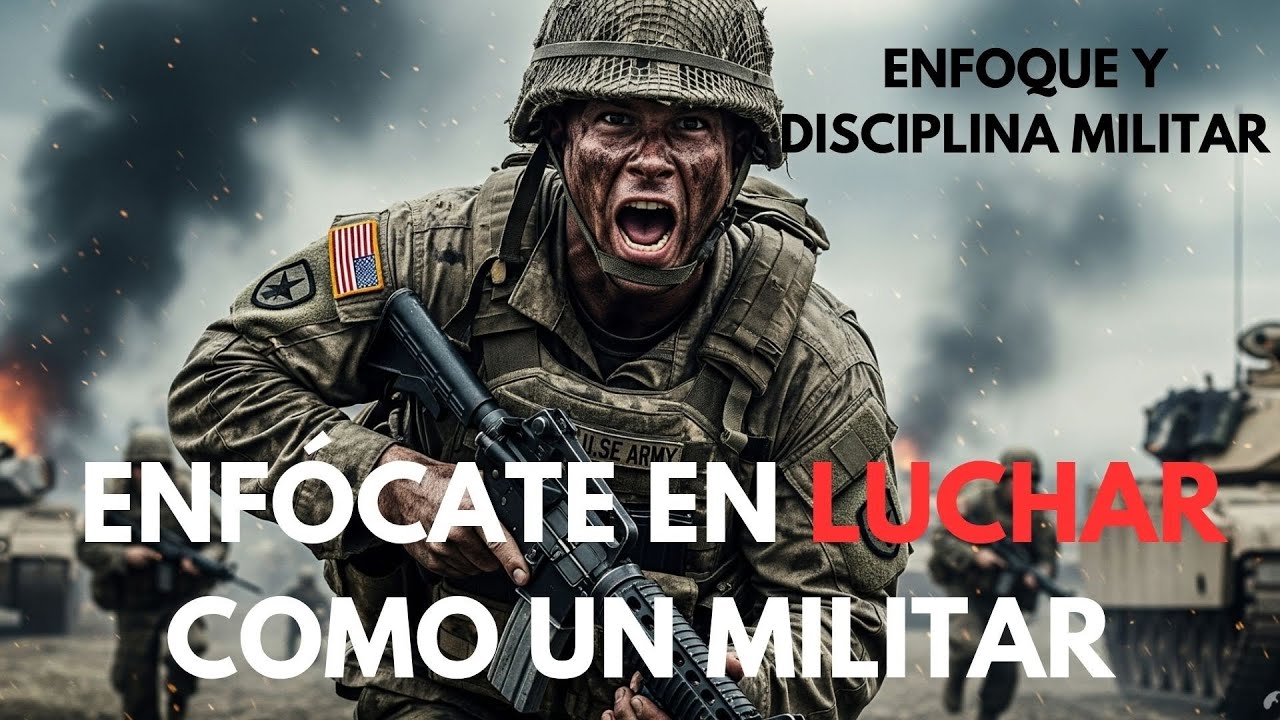 ENFÓCATE Y DISCIPLÍNATE EN LUCHAR COMO UN MILITAR: disciplina militar | mentalidad militar