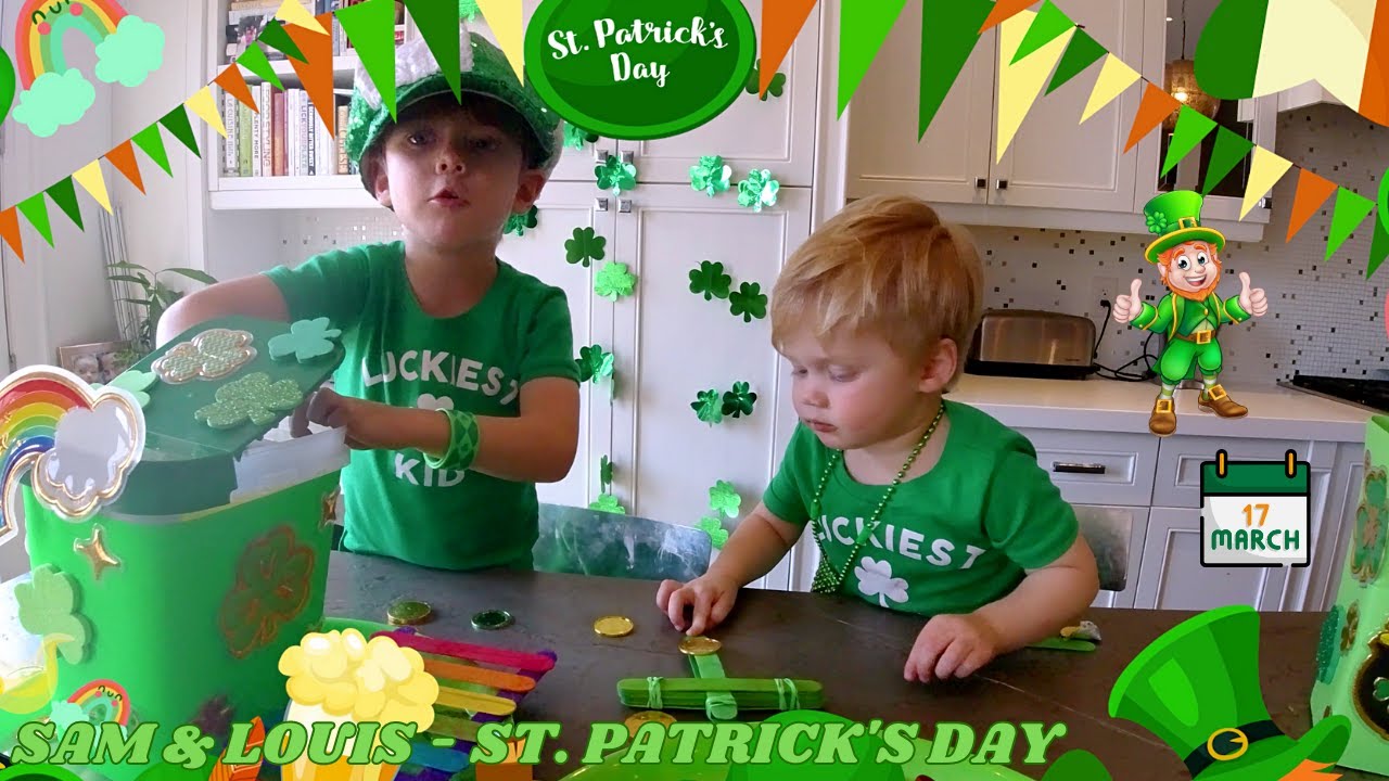 Leprechaun & St. Patrick's Day with Sam & Louis | Online educational videos for kids