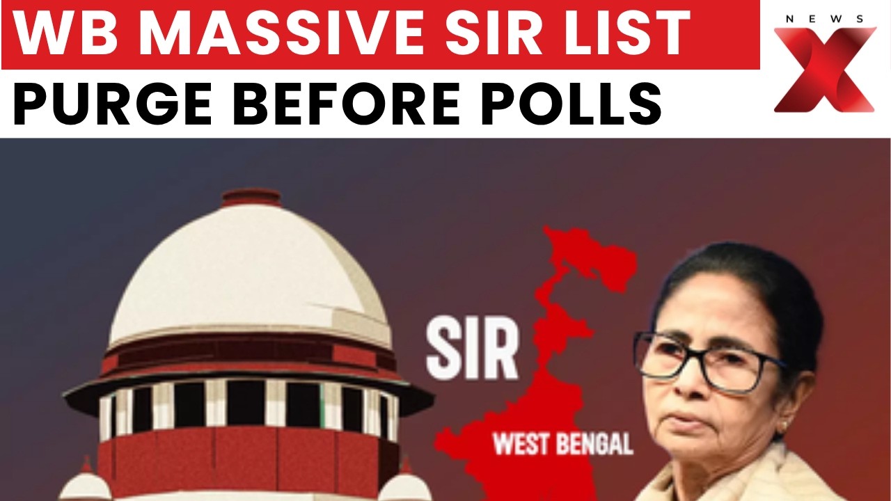 West Bengal SIR: Election Commission of India Deletes 90 Lakh Voters in West Bengal Ahead of Polls