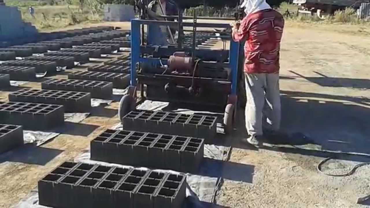 Máquina de fazer bloco de cimento, poedeira