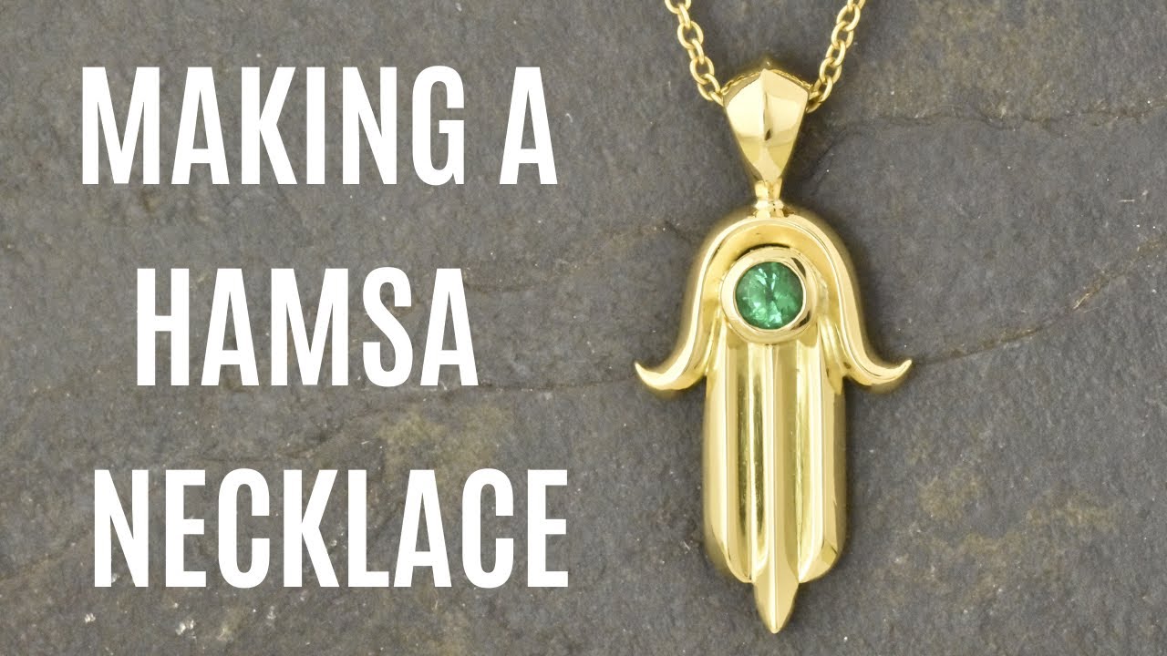 MAKING A HAMSA NECKLACE
