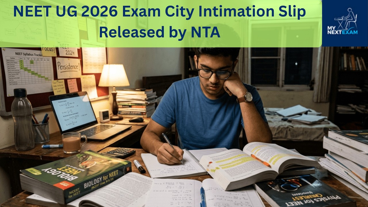NEET UG 2026 Exam City Intimation Slip Released by NTA #neet #neetug #neetug2026