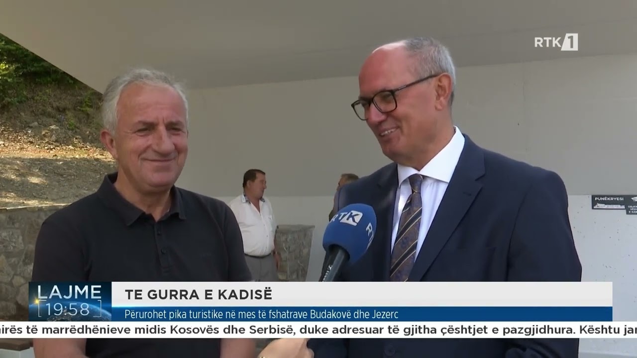 Përurohet pika turistike në mes të fshatrave Budakovë dhe Jezerc
