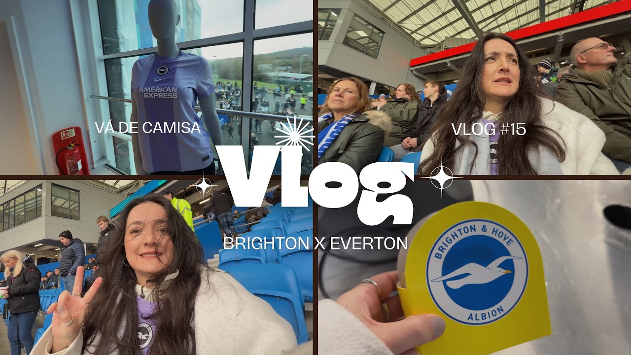 VLOG - Premier League - Brighton & Hove Albion FC x Everton 
