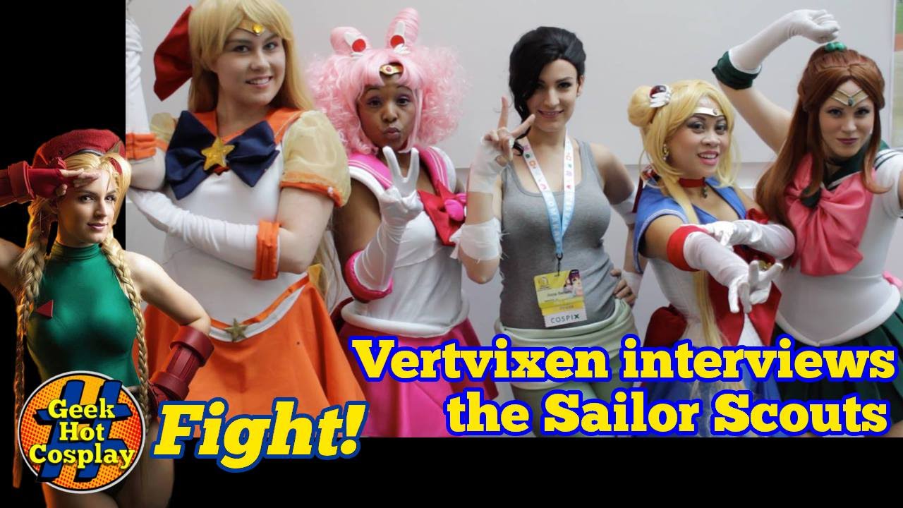 VertVixen interviews The Sailor Scouts | Anime LA 2016 | Geek Hot Cosplay