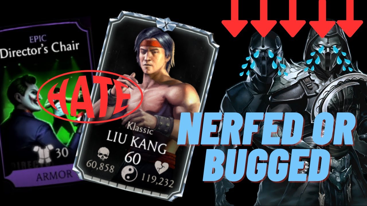 MK11 Noob NERFED!? Klassic Liu Kang HATES the new epic armor! MK Mobile