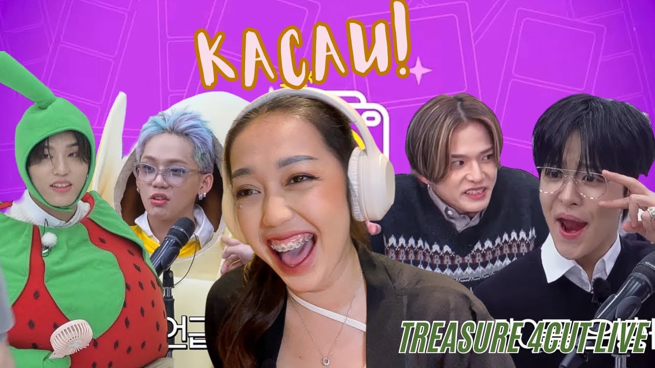 HYUNSUK PISANG KUNING HAHAHA | Treasure 4cut Live