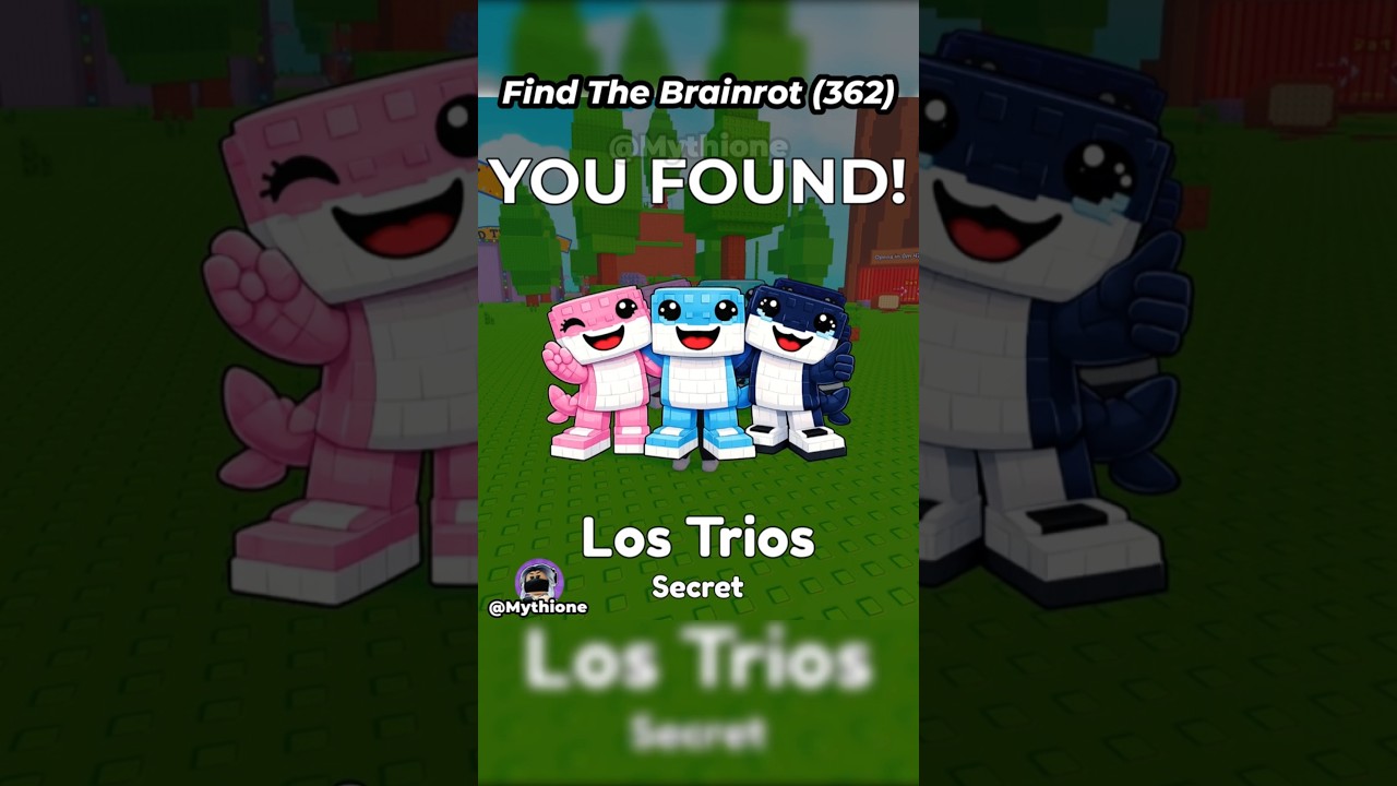Jak zdobyć Los Trios | Znajdź Brainrota w ROBLOX