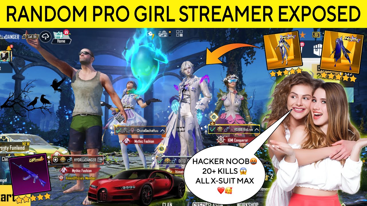 RANDOM PRO GIRL🥰 STREAMER EXPOSED🤯 SHE CHALLENGE ME😱 SHOCKED😱 AFTER SEEING MY NEW ULTIMATE SET❤️🔥