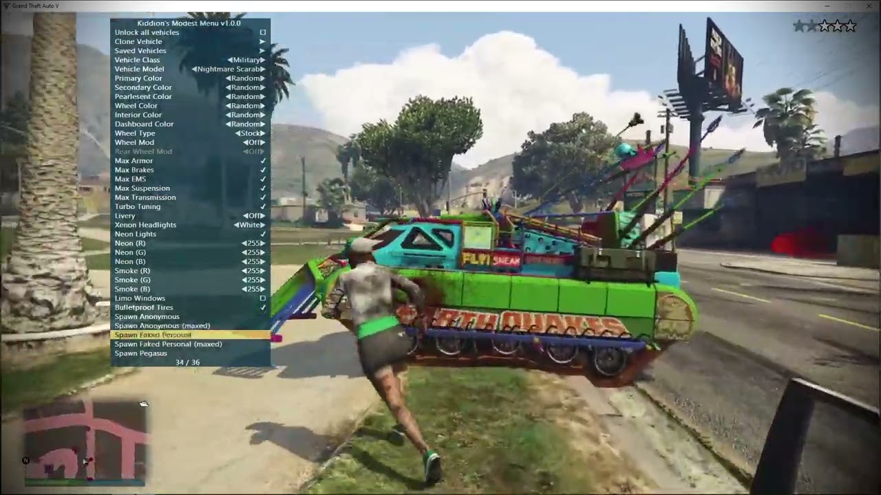 GTA 5 ONLINE MOD MENU GTA V Kiddions Mod Menu PC 2026
