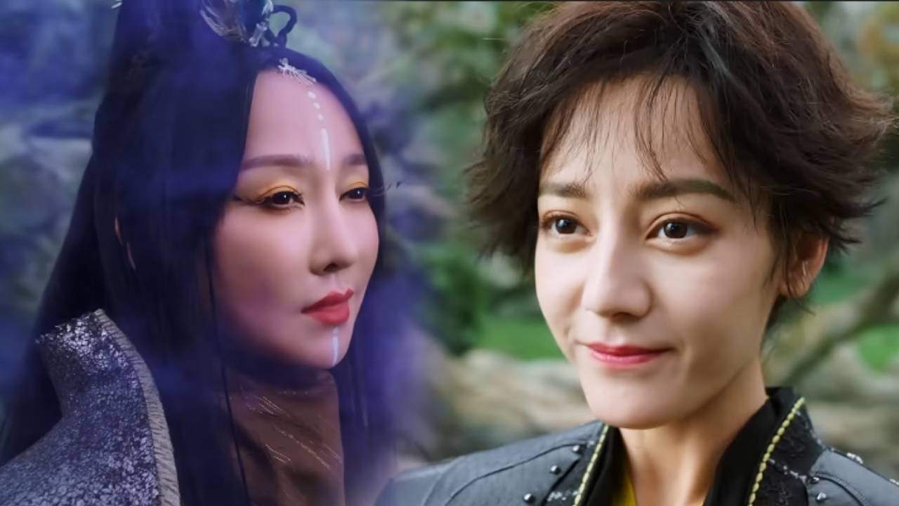 神獸姑獲鳥大鬧人間，怎麼少女竟是頂級高手，一招讓她跪地求饒！💗#dilraba 💕#迪丽热巴 #任嘉伦 #桃花追剧