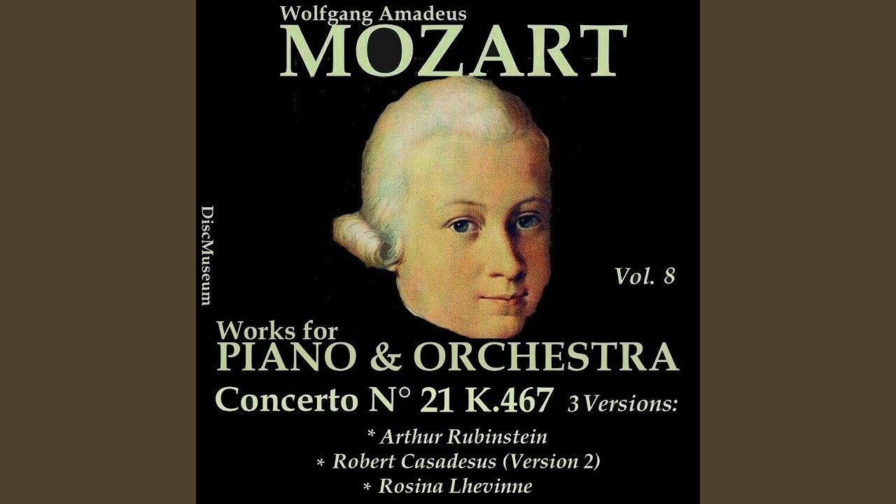 Concerto No. 21 for Piano and Orchestra ''Elvira Madigan'' in C Major, K467: II. Andante