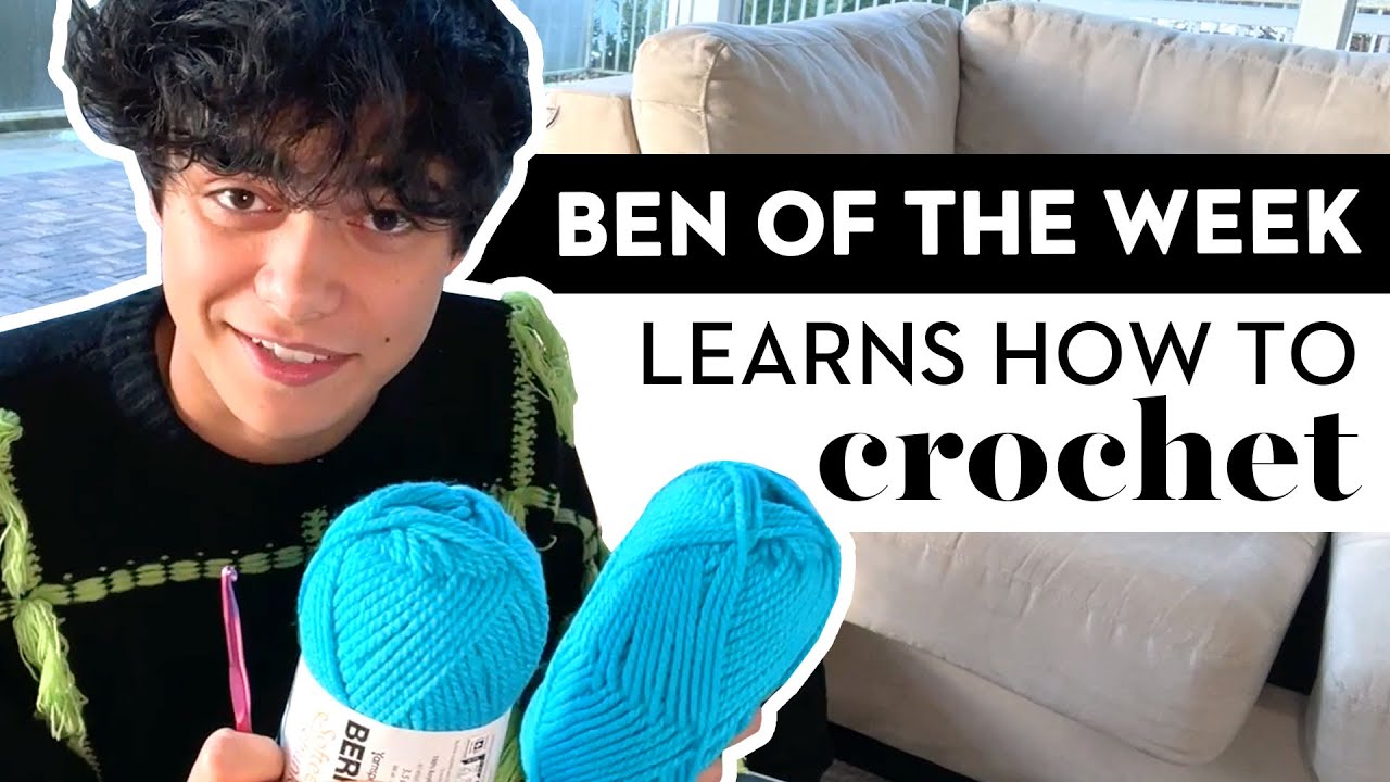 Ben De Almeida Learns How To Crochet With Us | Craft Corner | Good Housekeeping