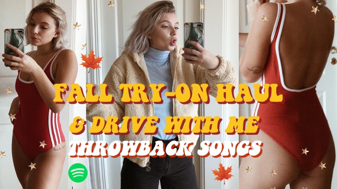FALL TRY-ON HAUL + DRIVE WITH ME/THROWBACK SONGS | VLOG