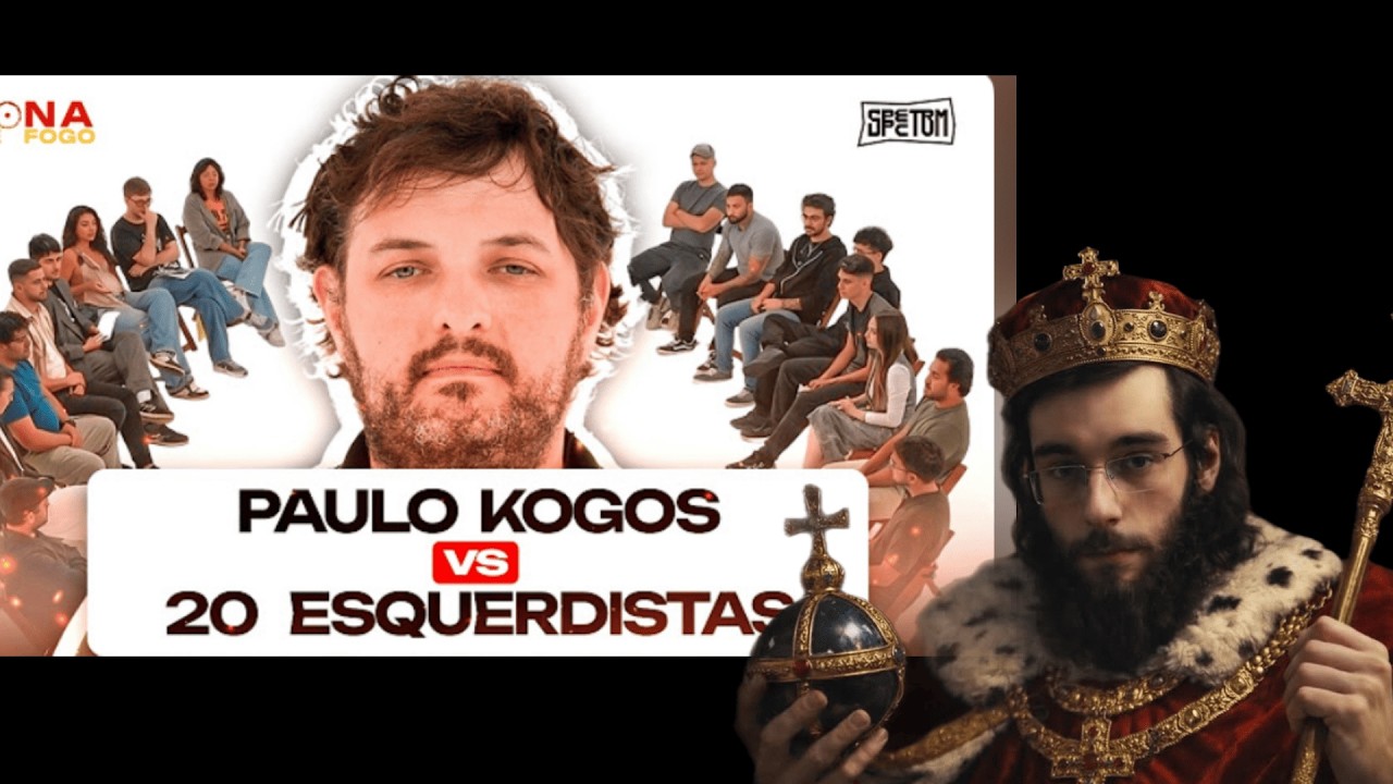 DEBATE PAULO KOGOS VS 25 ESQUERDISTAS - REACT