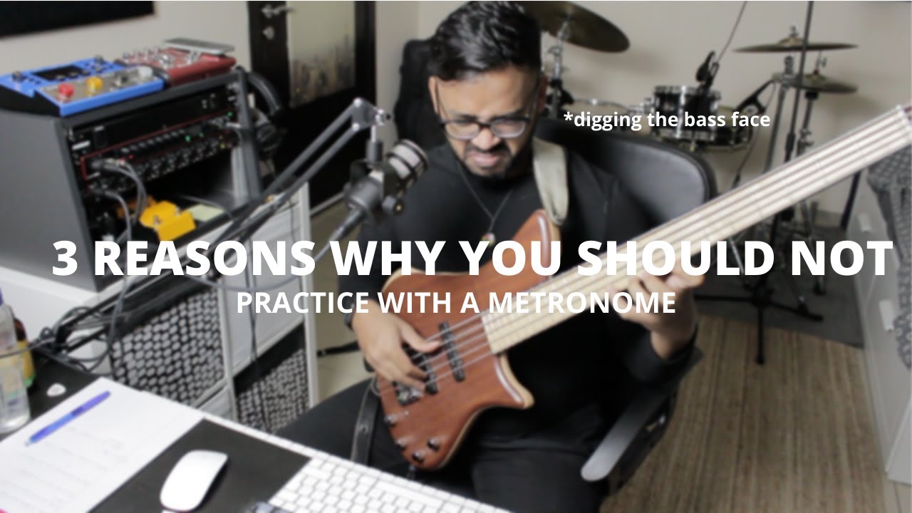 3 REASONS WHY YOU SHOULD NOT PRACTICE WITH A METRONOME