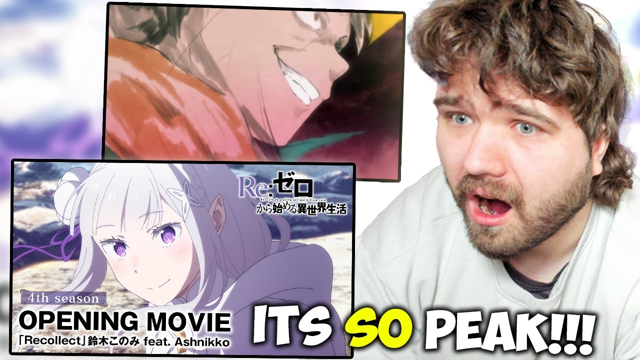 Re:Zero SEASON 4 OPENING REACTION & ANALYSIS!! *IM SO HYPED!!「Recollect」鈴木このみ feat. Ashnikko
